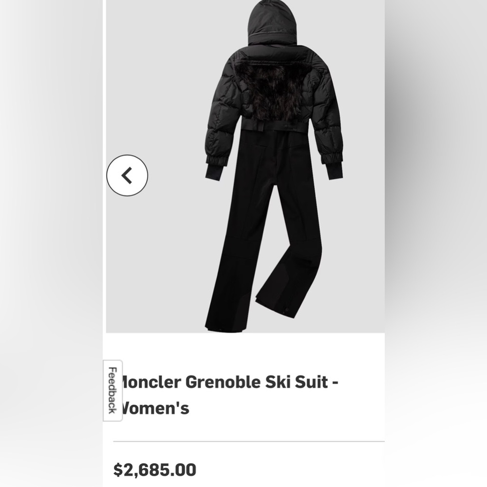 Moncler Women’s ski suit NWT